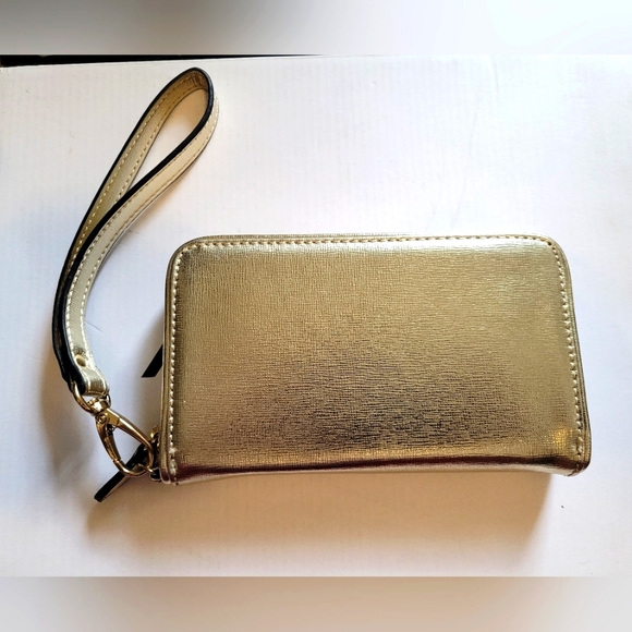 ALDO Gold Wristlet Wallet - Picture 2 of 3